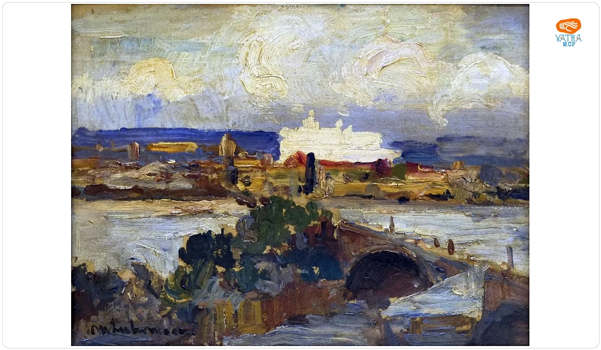 Max Liebermann — Peisaj (Vedere din Roma?)