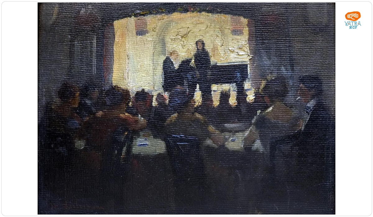 Max Liebermann — Scenă de cabaret