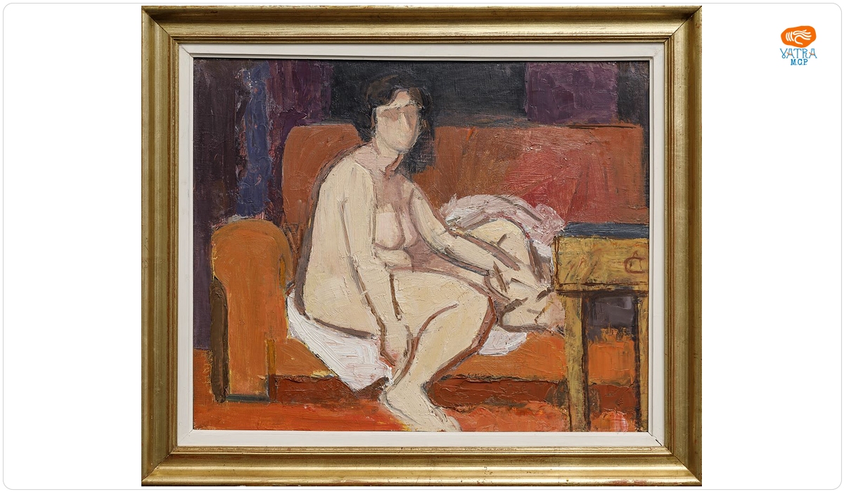 Nud pe canapea