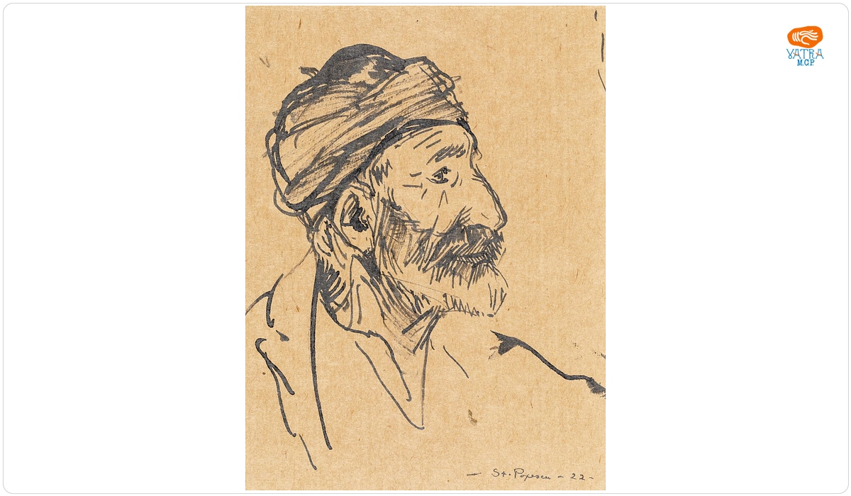 Ștefan Popescu — Portret de turc
