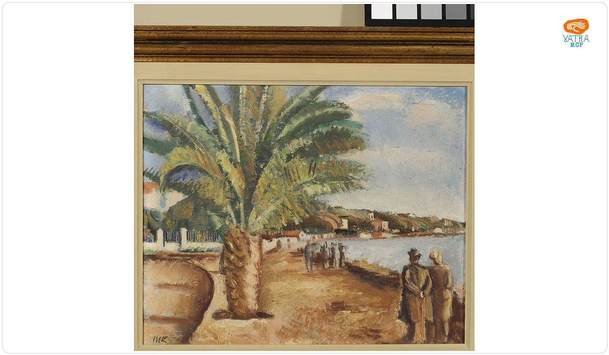 Palmier la malul mării. Cannes