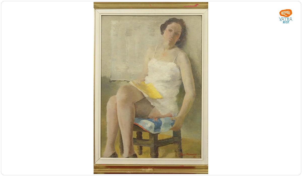 Paul Miracovici — Femeie cu carte galbenă