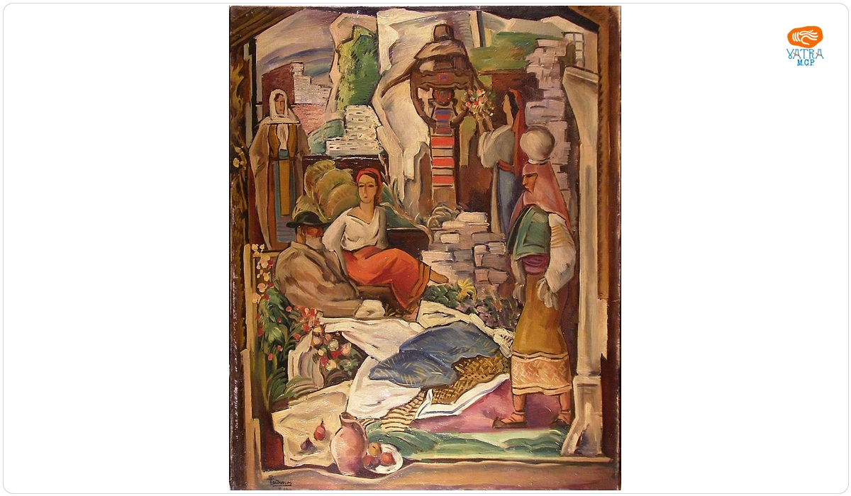 Icoană de la țară (Fragment de triptic)