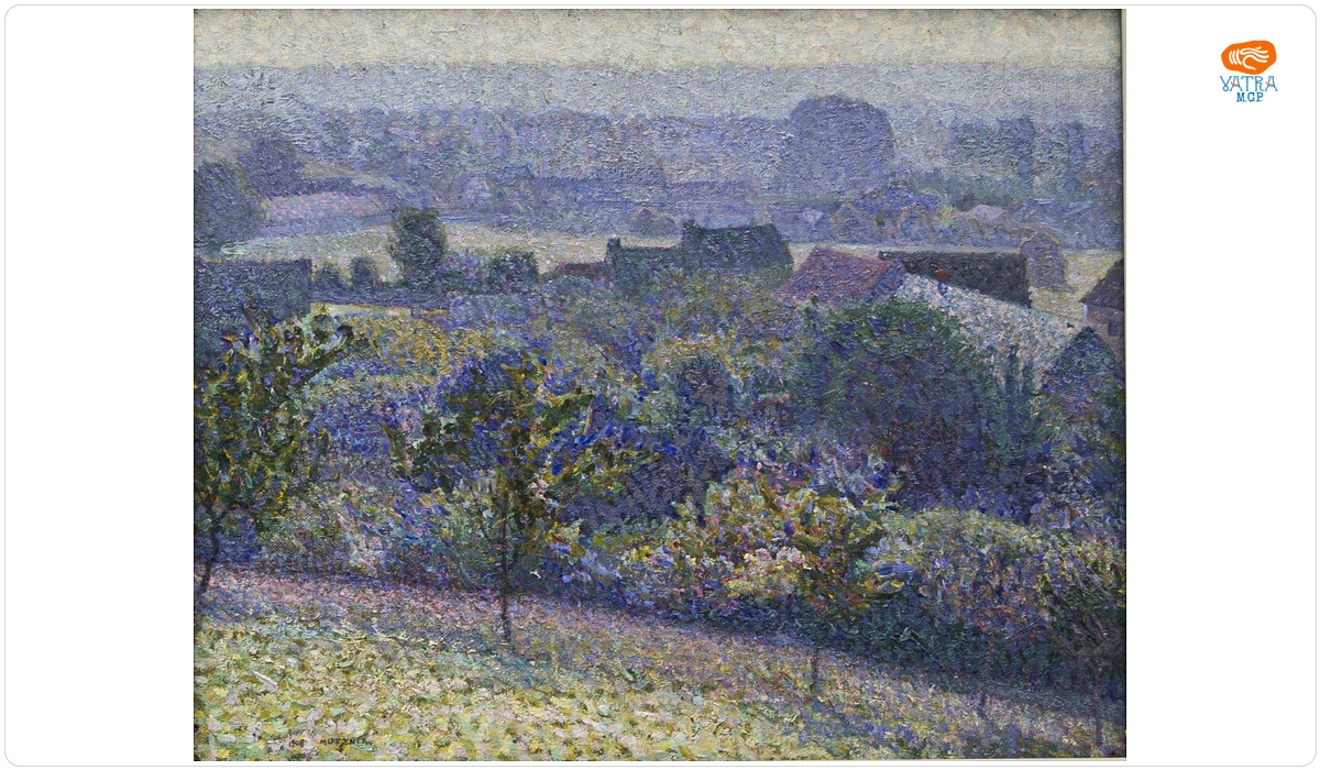 Vedere din Giverny (dimineața)