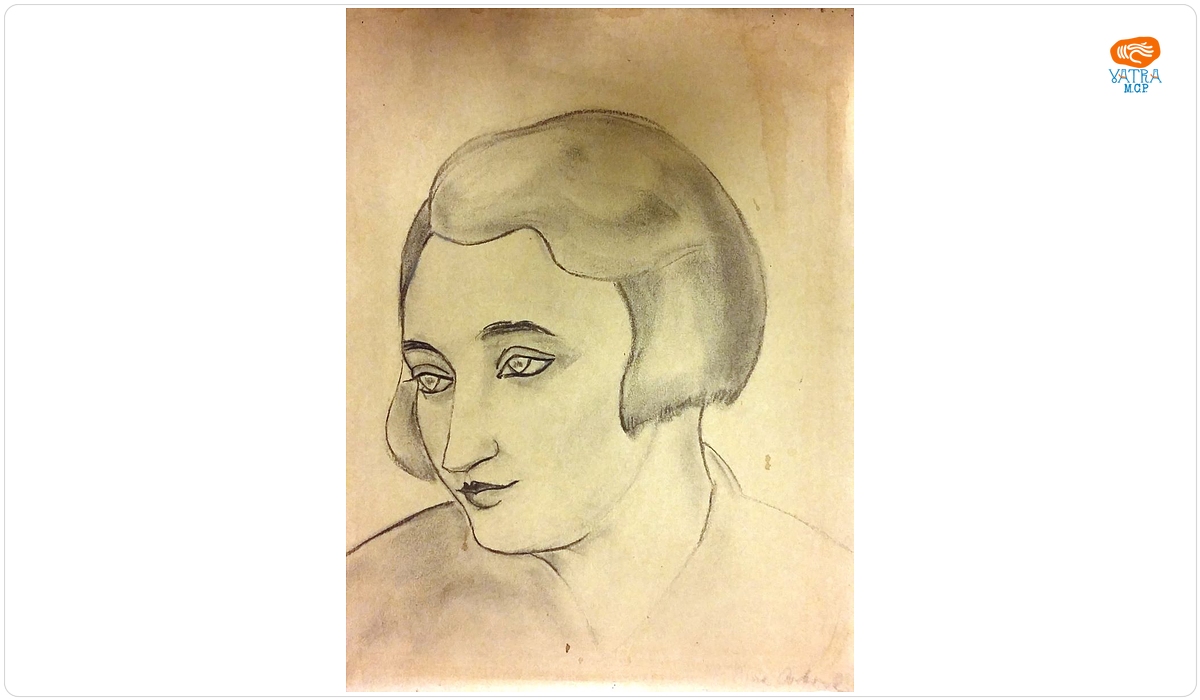 Portret de femeie - Iudita Lieblich, soția colecționarului