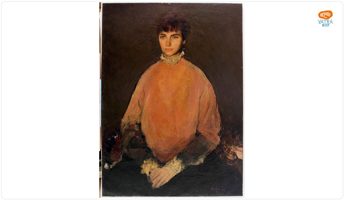 Portret de fată în roz
