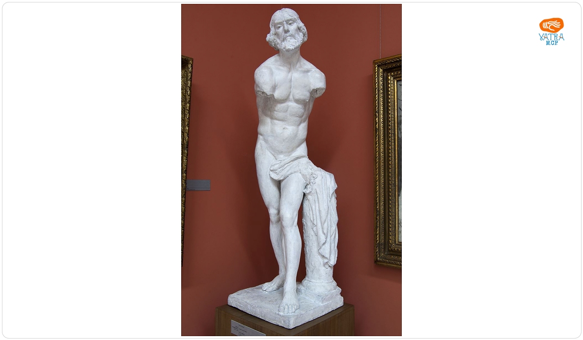 Ion GEORGESCU — Nud de bătrân (Studiu)