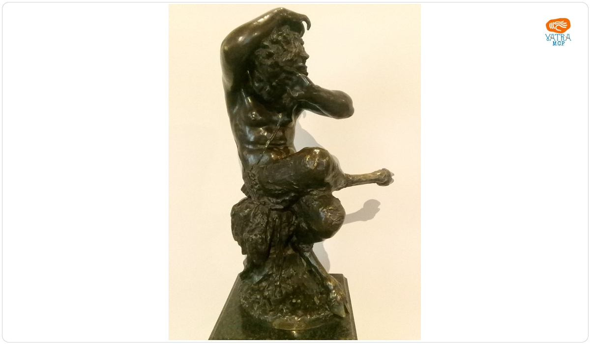 Tânăr faun plângând