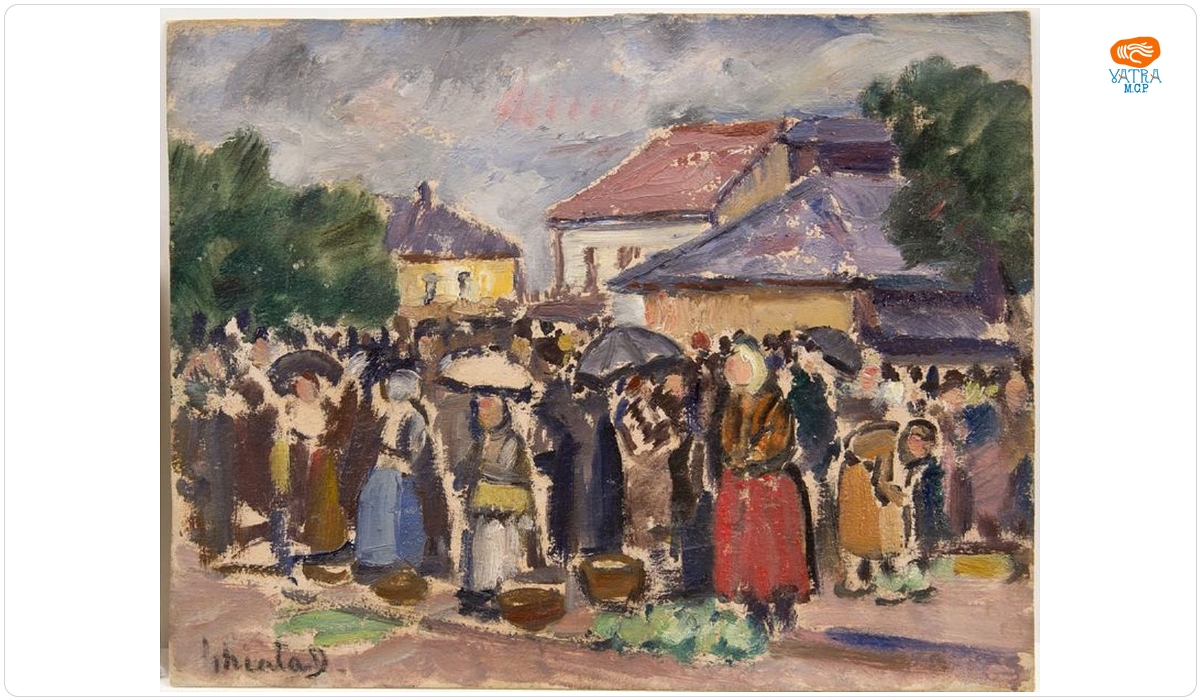 Dimitrie Ghiață — Oameni la târg