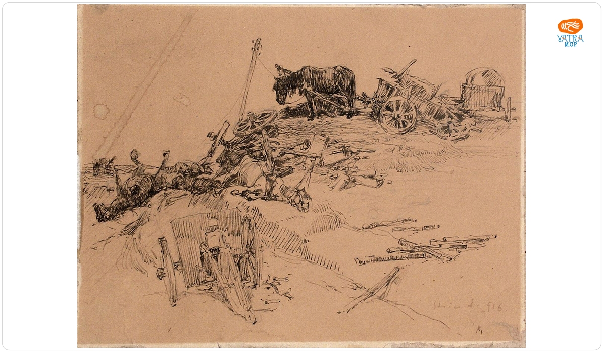 Ion Dumitrescu Stoica — Scenă din război