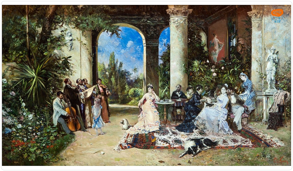 Theodor Aman — Petrecere cu lăutari