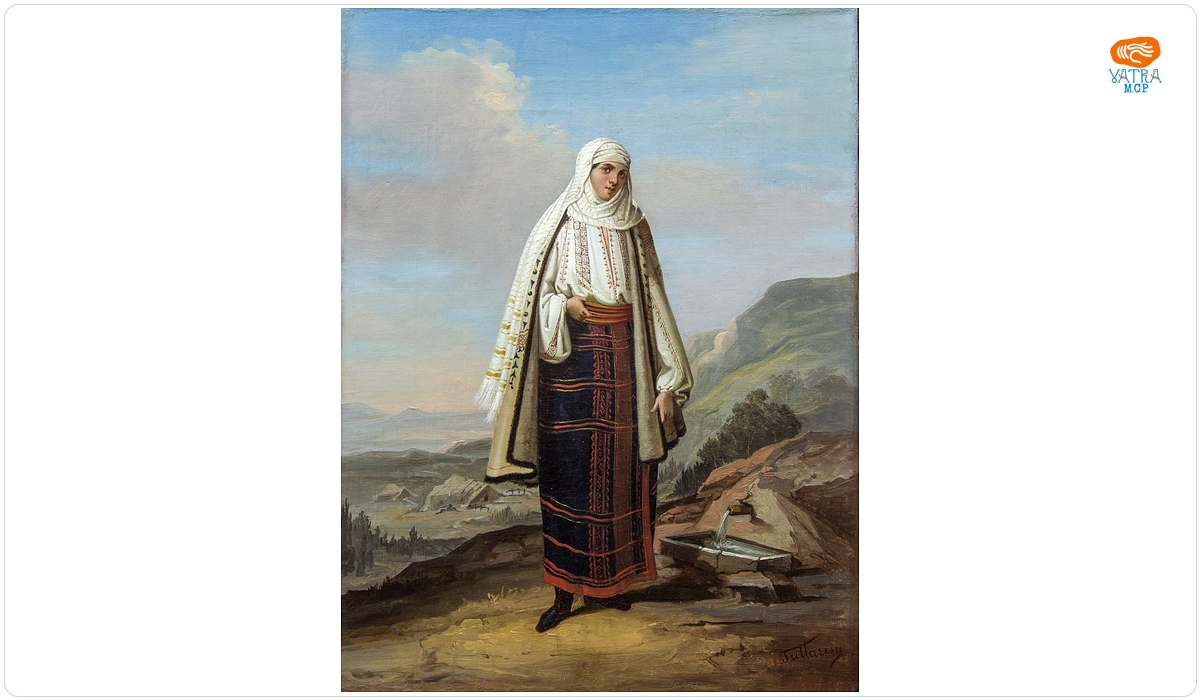 Gheorghe Tattarescu — Țărancă din Câmpulung-Muscel