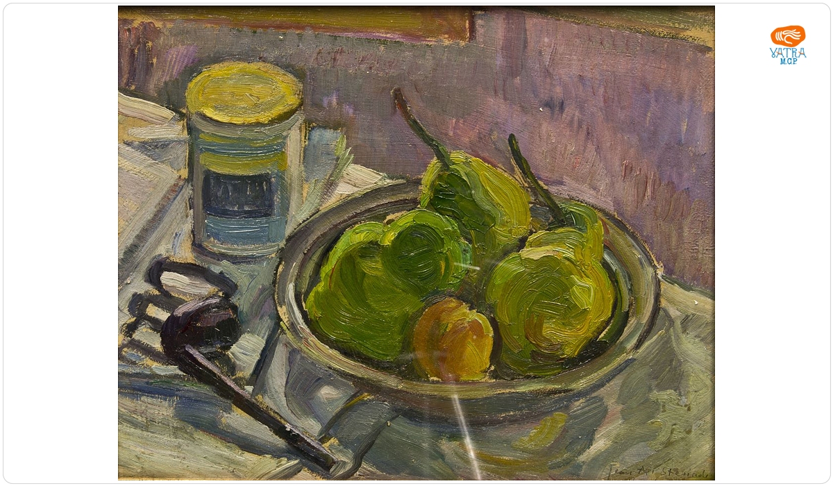 Jean Alexandru Steriadi — Natură moartă cu fructe și pipă