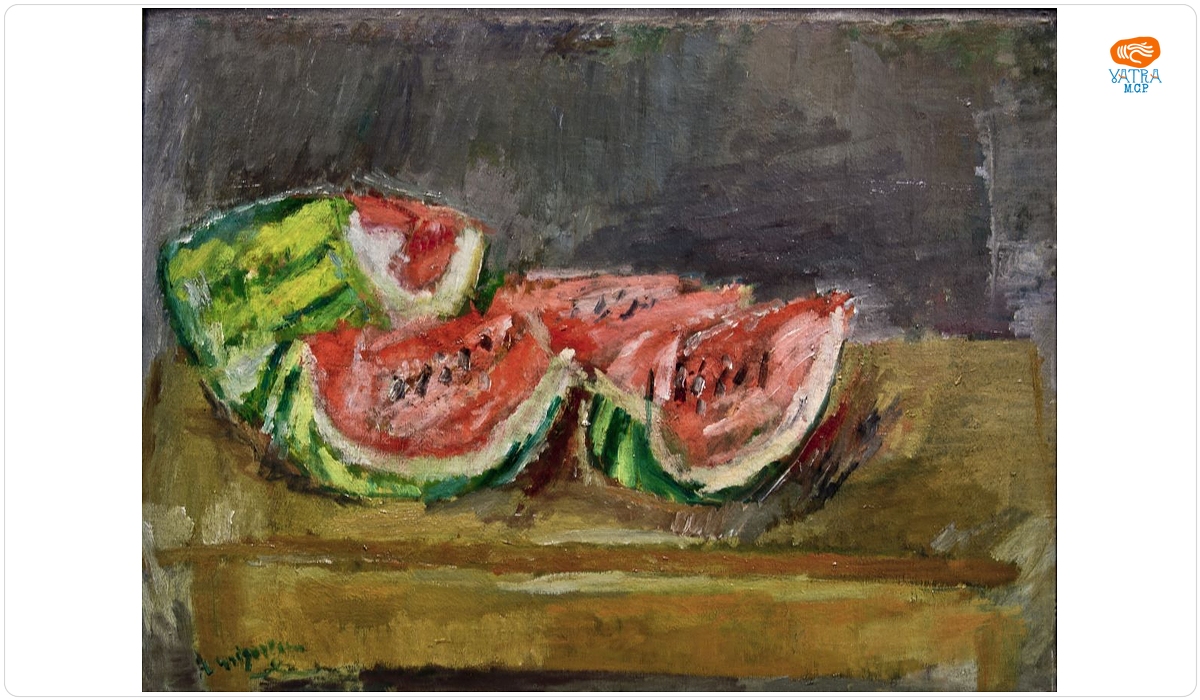 Lucian Grigorescu — Natură statică cu pepene verde