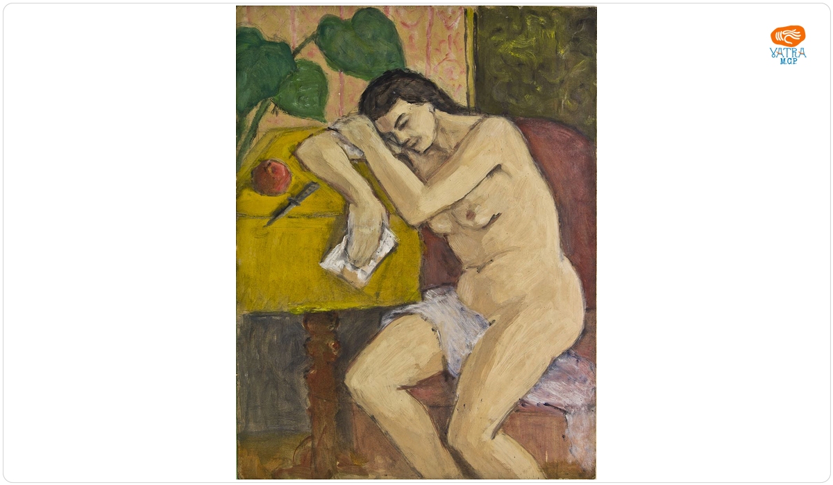 Nud cu scrisoare