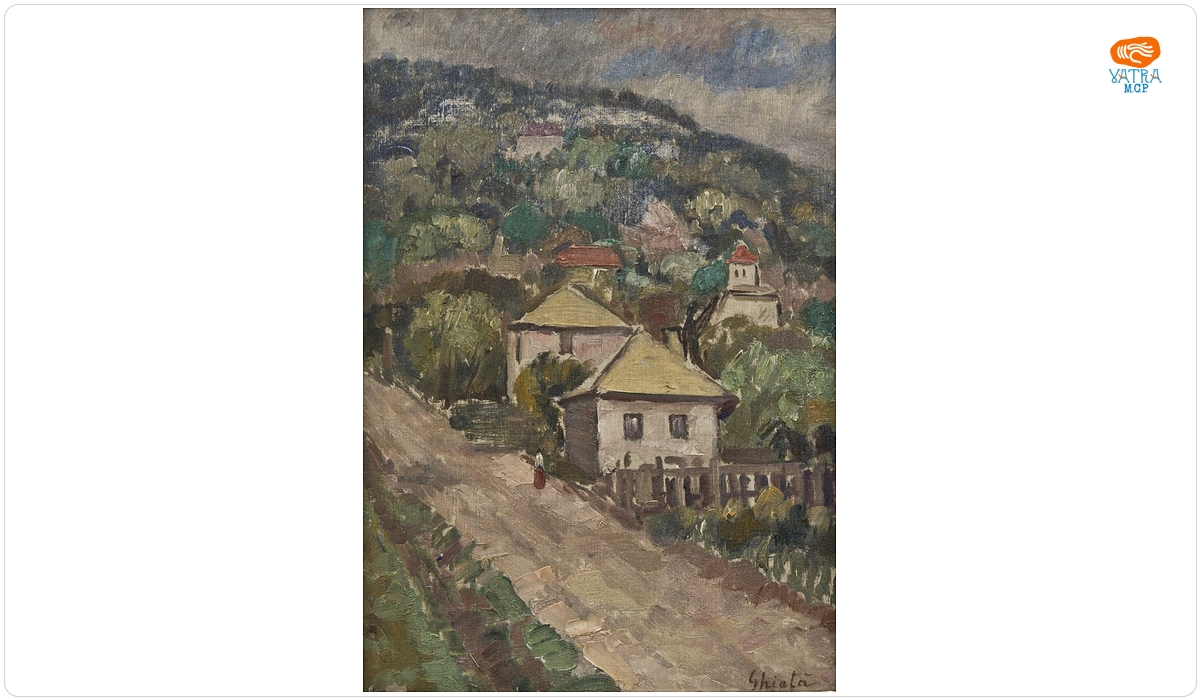 Dumitru Ghiață — Peisaj din Râmnicu Vâlcea