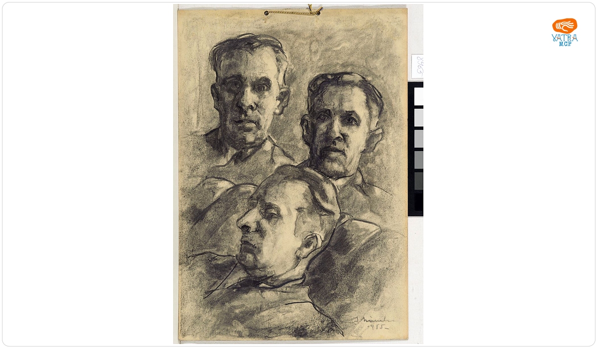 Ion Mândru — Trei portrete de bărbați