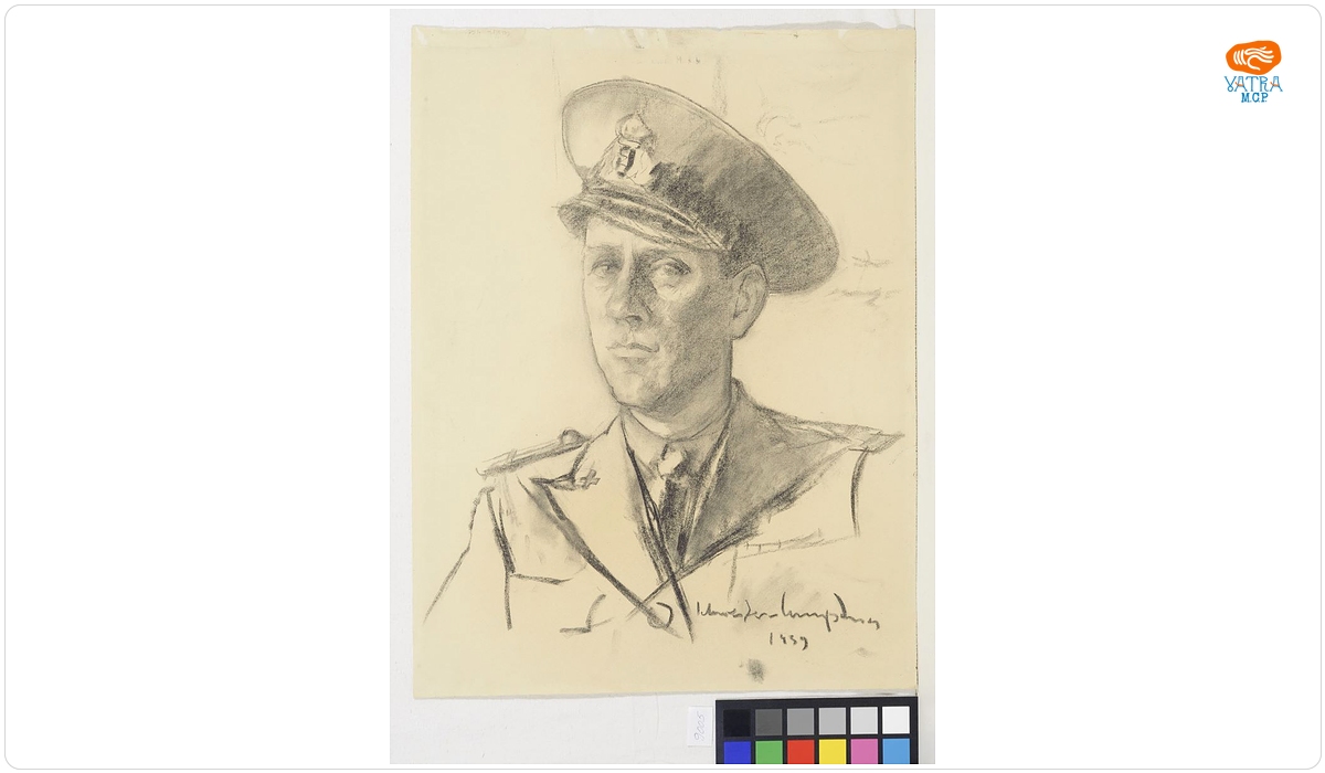 Rudolf Schweitzer Cumpăna — Portret de ofițer