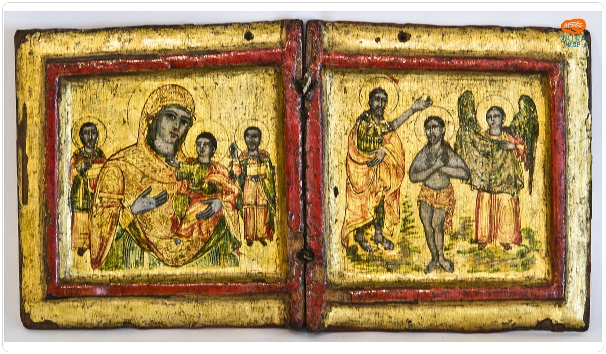 Maica Domnului cu Pruncul; Botezul lui Iisus Hristos