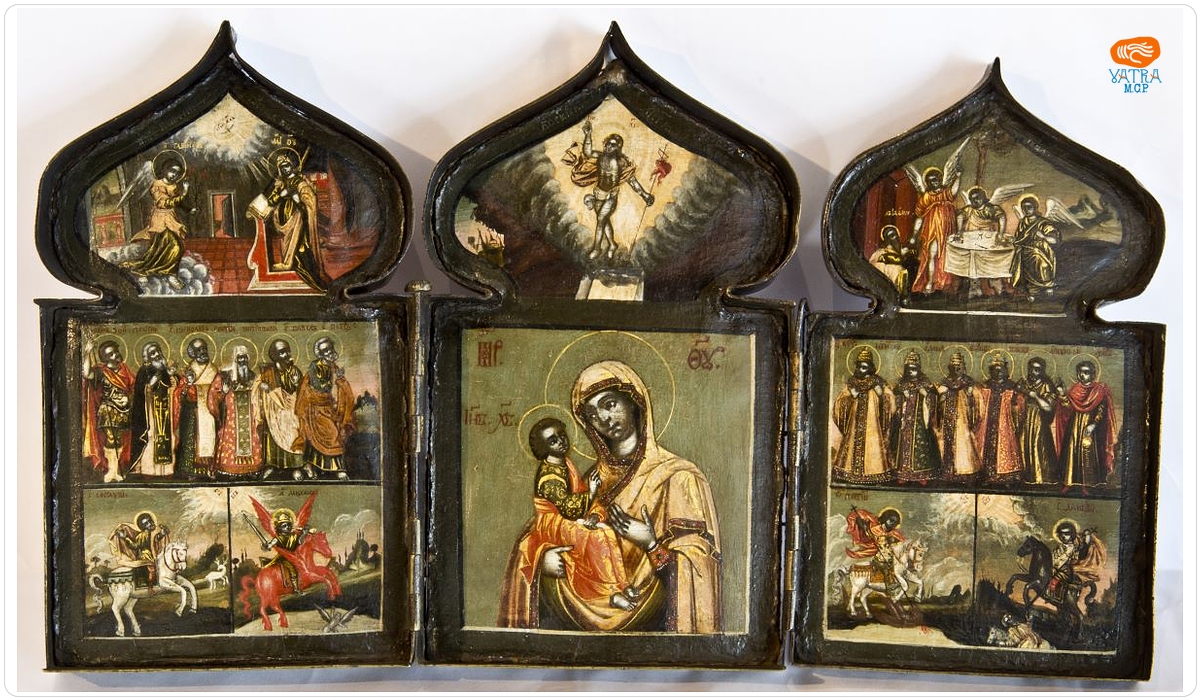 Maica Domnului cu Pruncul; Triptic