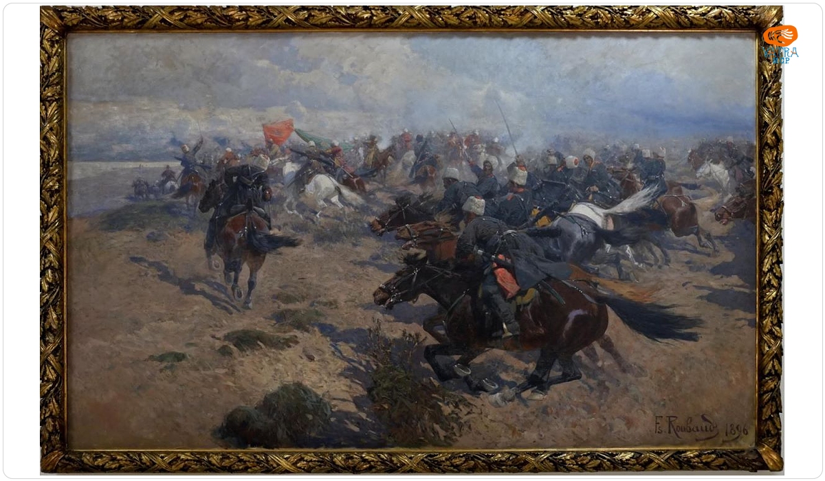 Franz Roubaud — Șarjă de cazaci