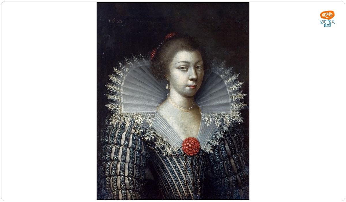 anonim francez — Portret de femeie