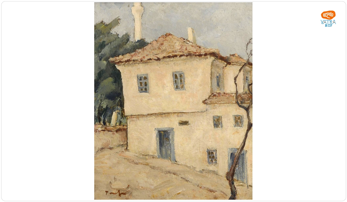 Nicolae Tonitza — Casă din Balcic cu minaret