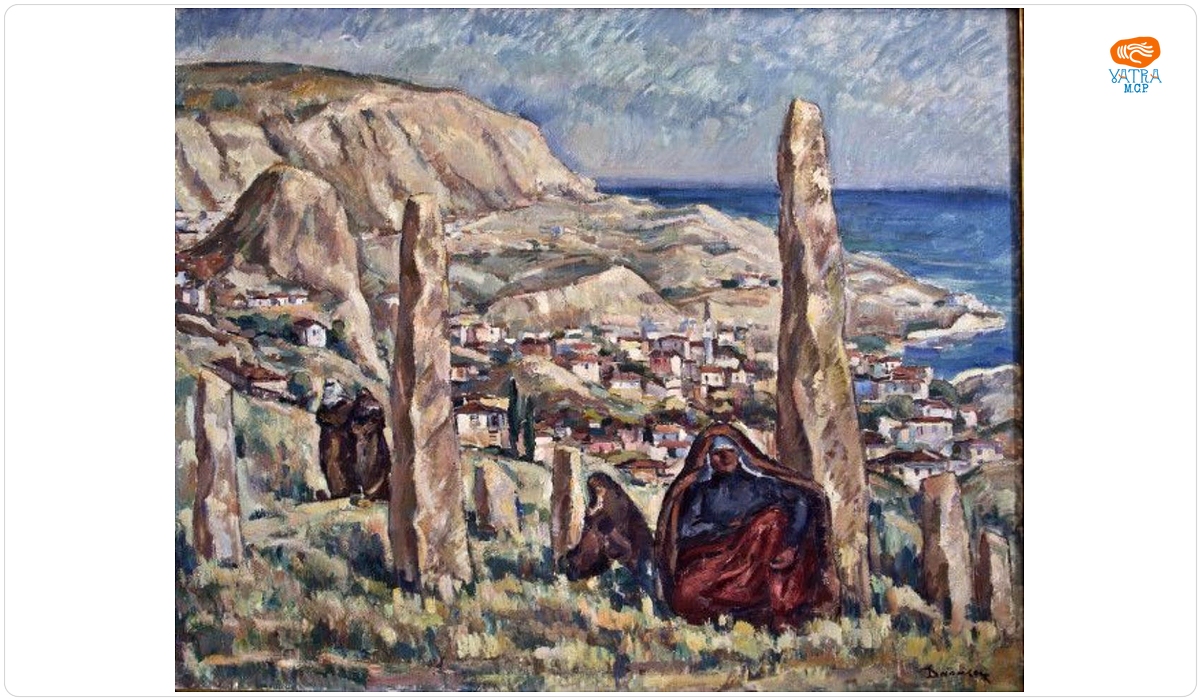 Nicolae Dărăscu — Cimitir tătărasc din Balcic