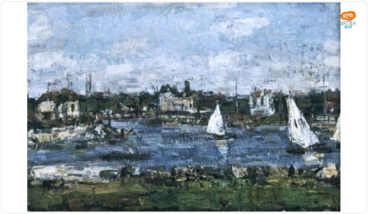 Alexandru Moser Padina — Peisaj urban (Lacul Tei)