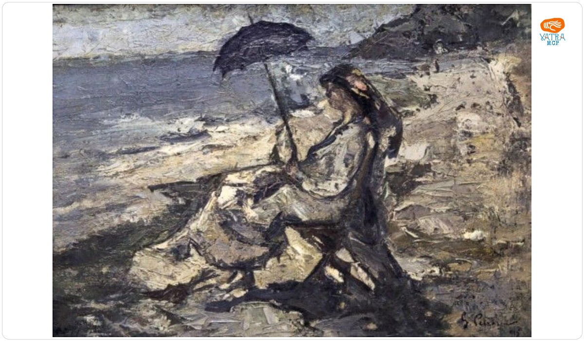 Femeie la mare