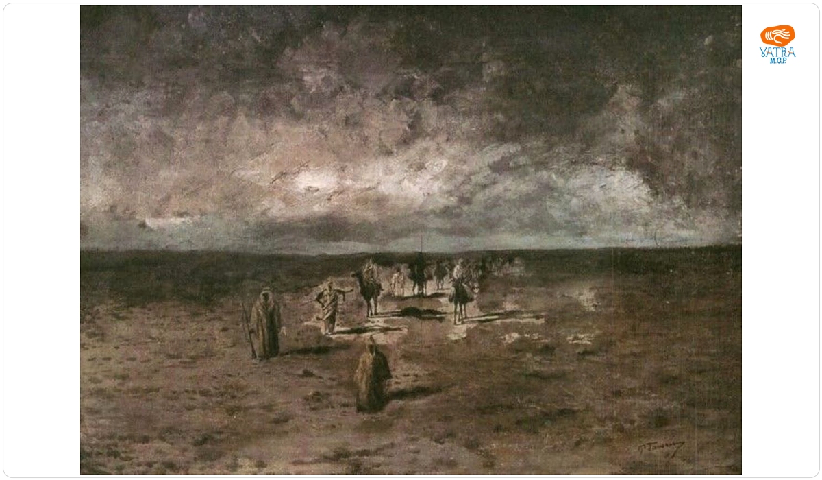 Gheorghe Tattarescu — Caravană în deșert