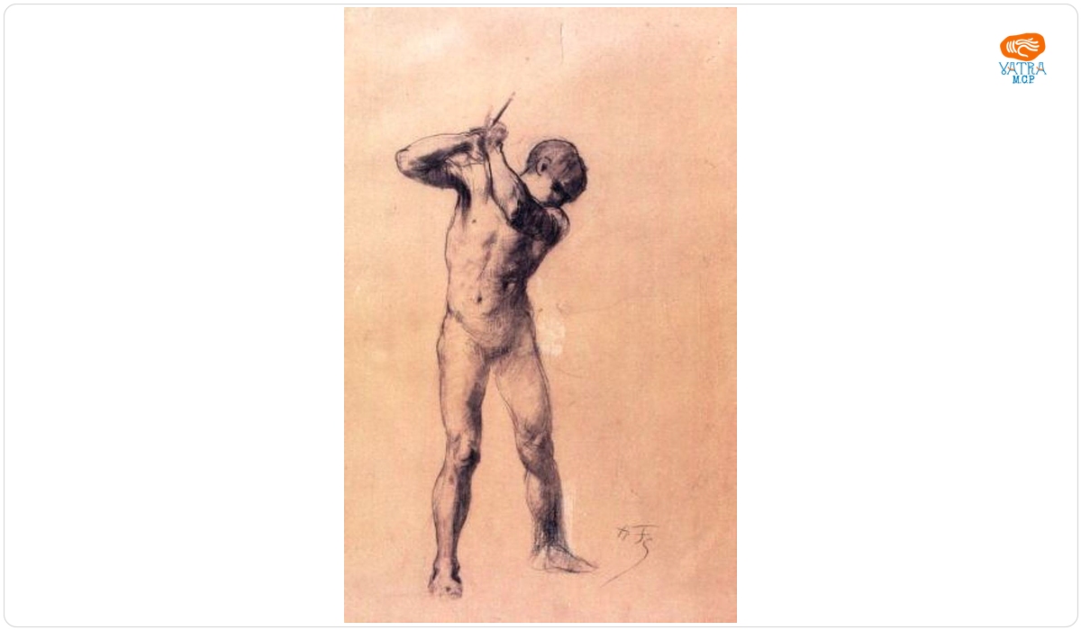 Alexandre Falguière — Nud (Studiu pentru „Omorârea unui taur”)