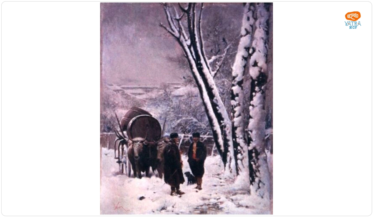 Theodor Aman — Iarna în pădure