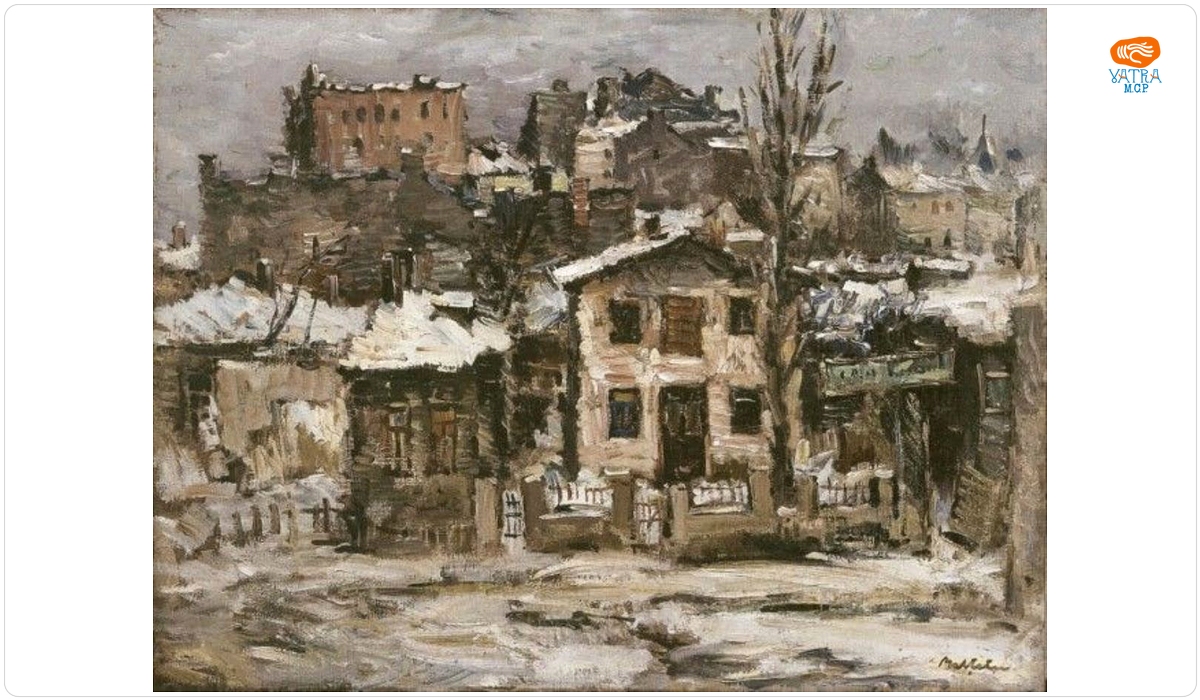 Adam Bălțatu — Peisaj de iarnă