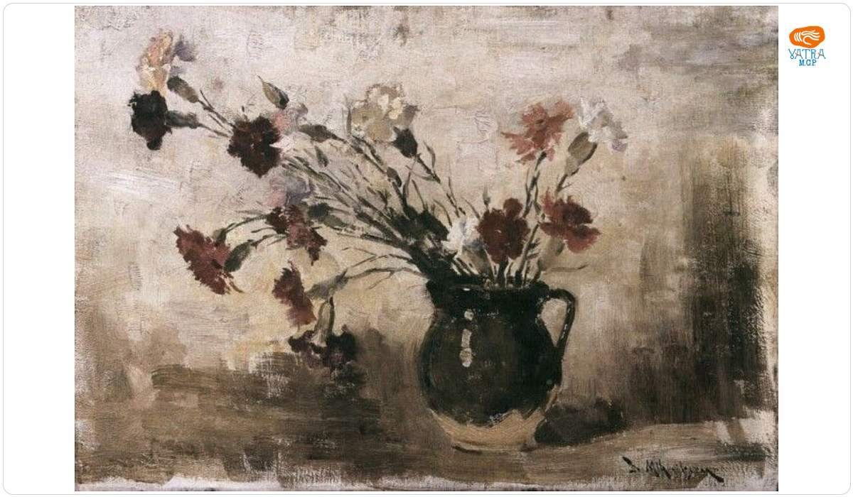 Dimitrie Mihăilescu — Ulcică cu garoafe