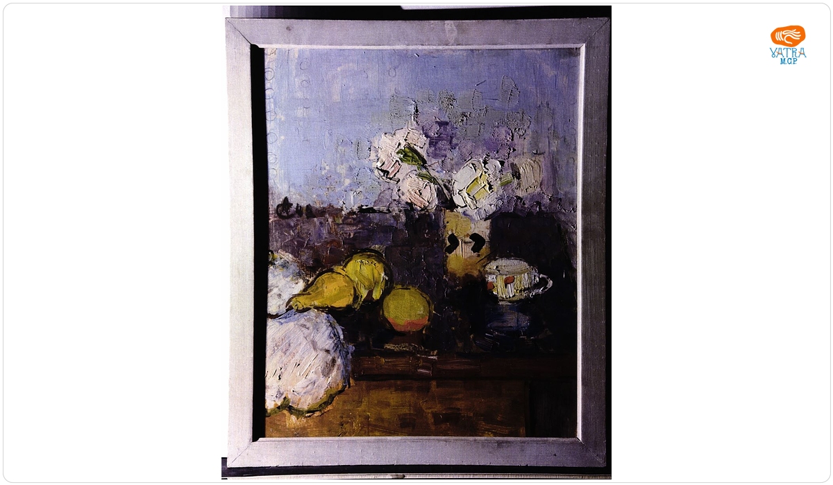 Alexandru Ciucurencu — Natură moartă cu flori și fructe