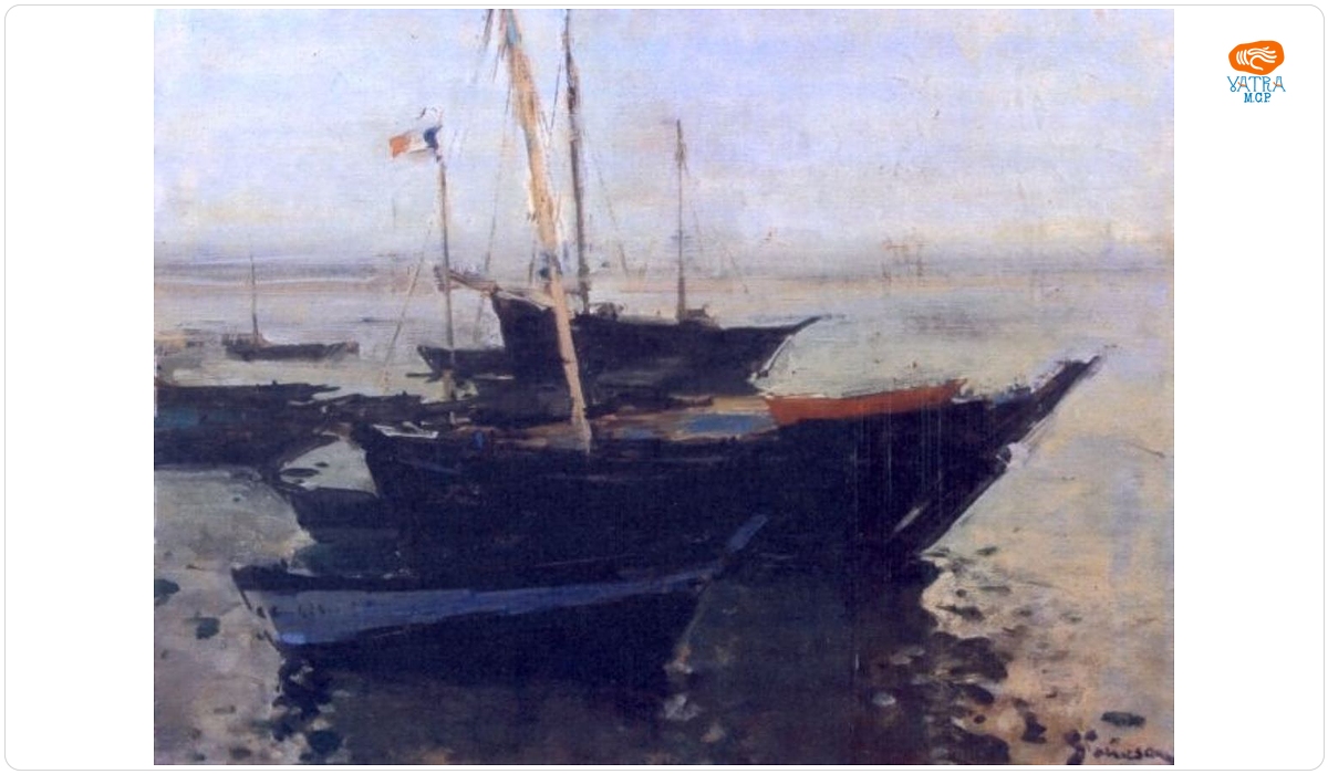 Eustațiu Stoenescu — În portul Loctudy