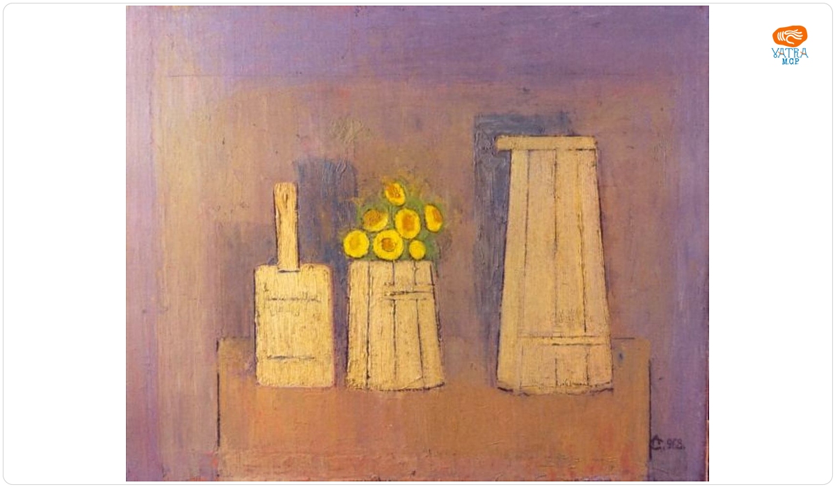 Alexandru Ciucurencu — Natură statică cu vase și flori