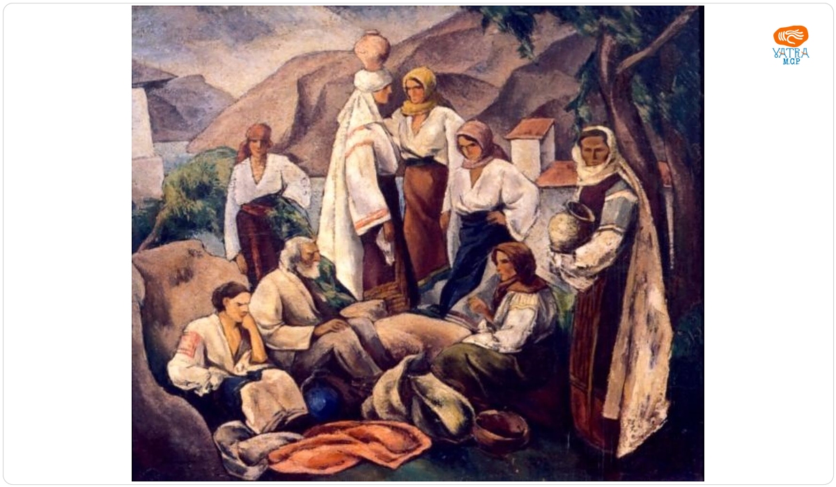 Ion Theodorescu Sion — La sfat (Compoziție pe motive țărănești)