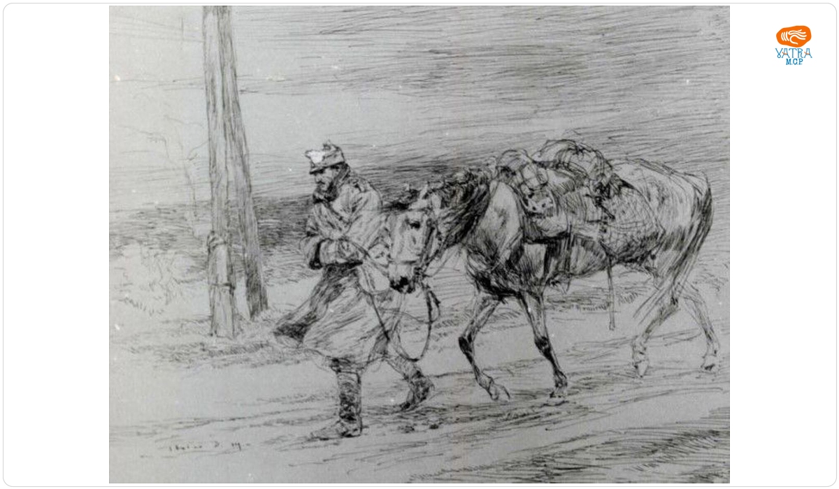 Ion Dumitrescu Stoica — Soldat cu cal