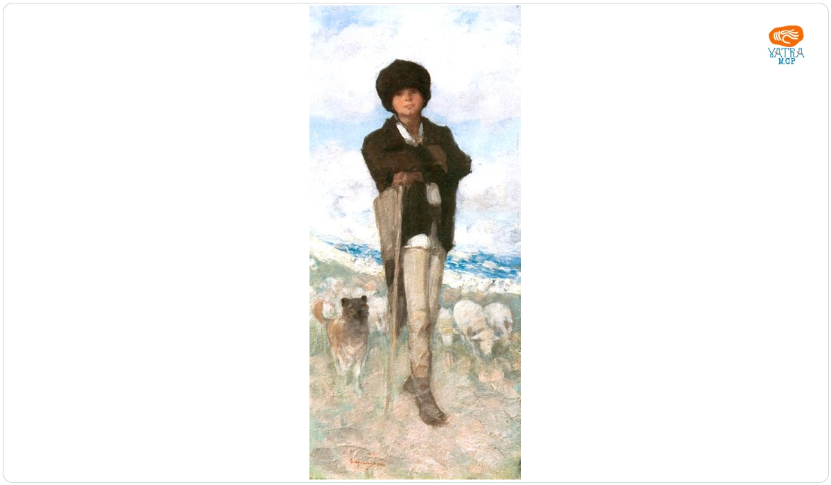 Nicolae Grigorescu — Ciobănaș cu câine