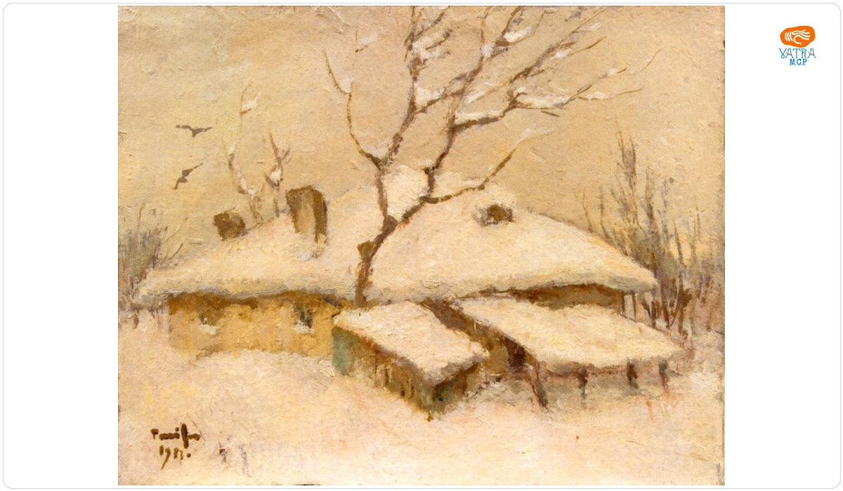 Nicolae Tonitza — Case sub zăpadă