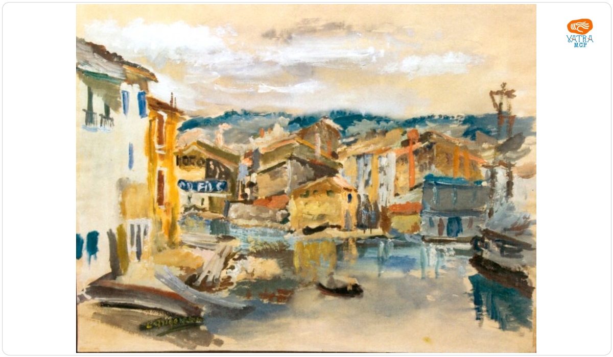 Lucian Grigorescu — Case în port (Martignes)