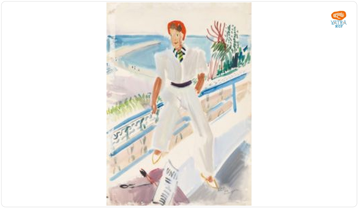 Actrița Mărioara Voiculescu (1889 - 1976) la Mangalia