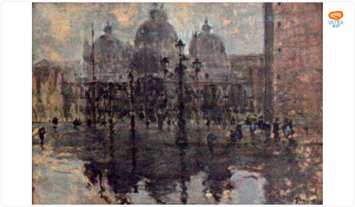 Eustațiu Stoenescu — Piața San Marco pe ploaie
