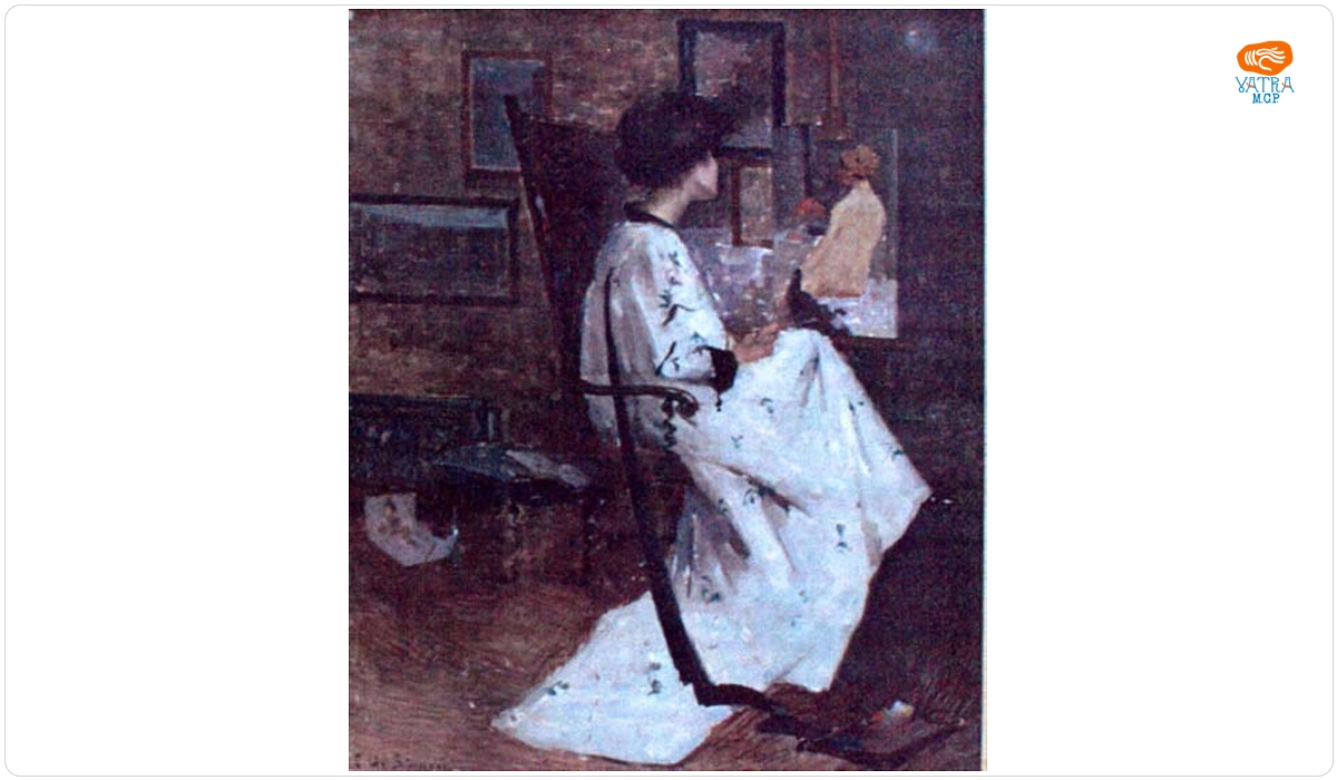 Eustațiu Stoenescu — Femeie în atelier