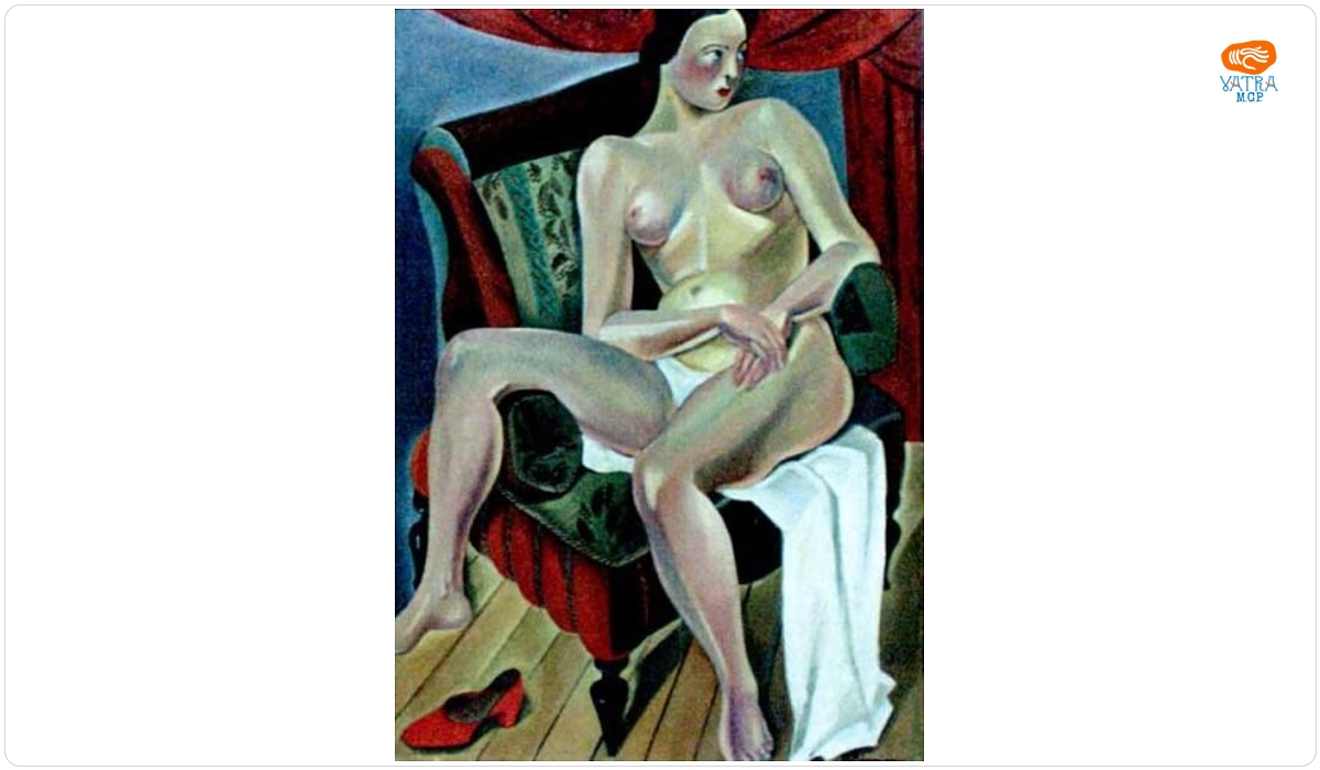 Merica Râmniceanu — Nud pe fotoliu