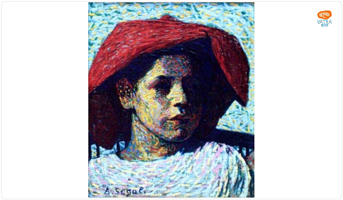 Arthur Segal — Fata cu pălărie roșie