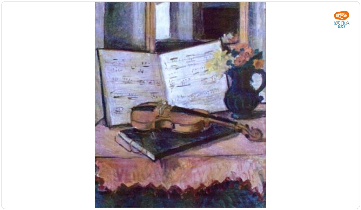 Theodor Pallady — Natură moartă cu vioară și partitură