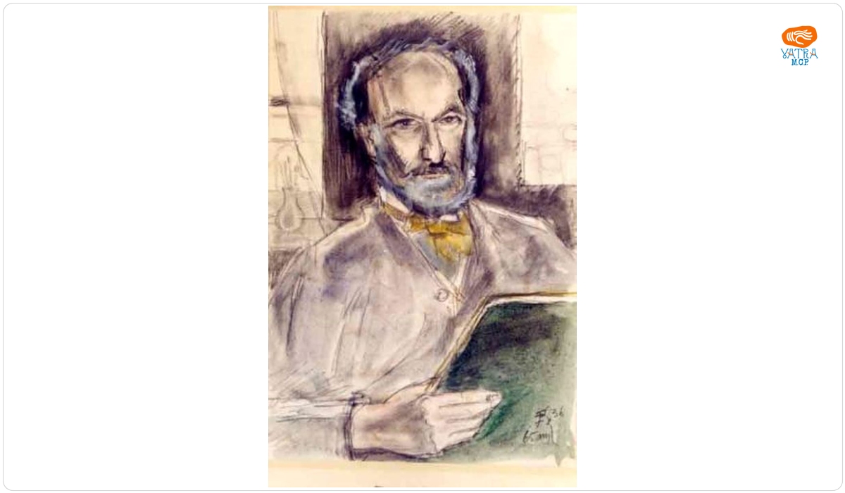 Theodor Pallady — Autoportret desenând